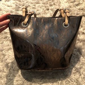 Michael Kors Metallic Purse Tote